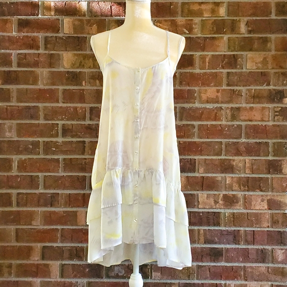 Free People Dresses & Skirts - Free People Tiered Ruffle Slip Dress